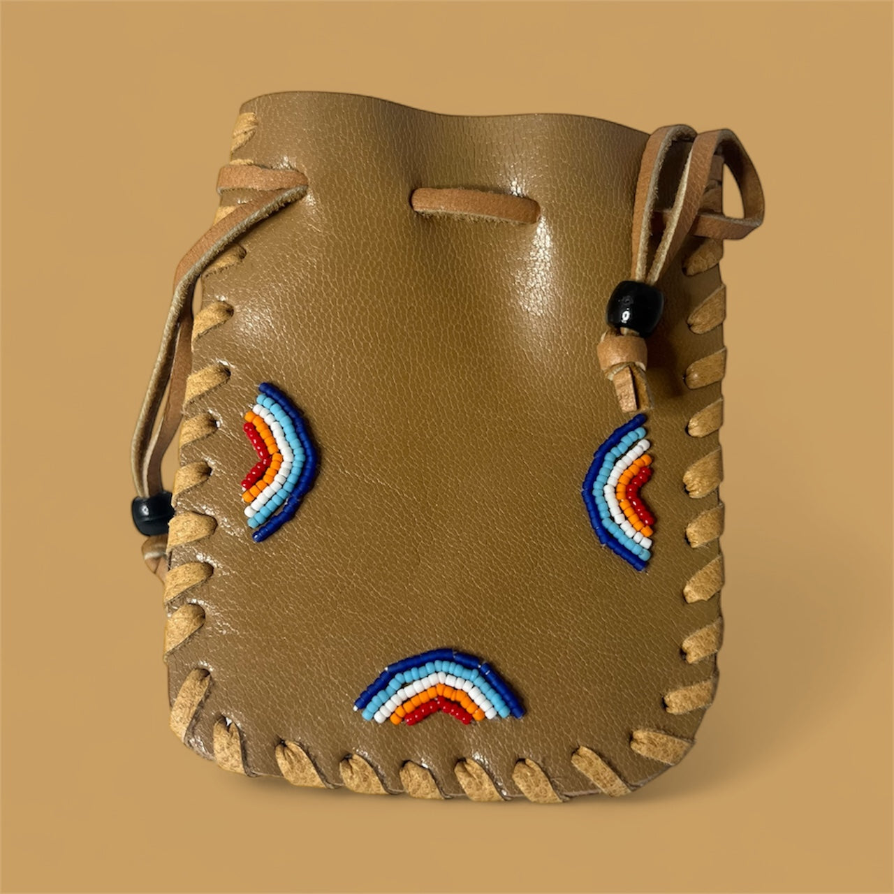 Small Leather Medicine Bag