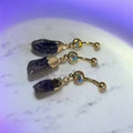 Amethyst Belly button ring