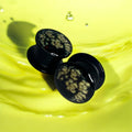 Golden Orchid Print Acrylic Screw Fit Plug