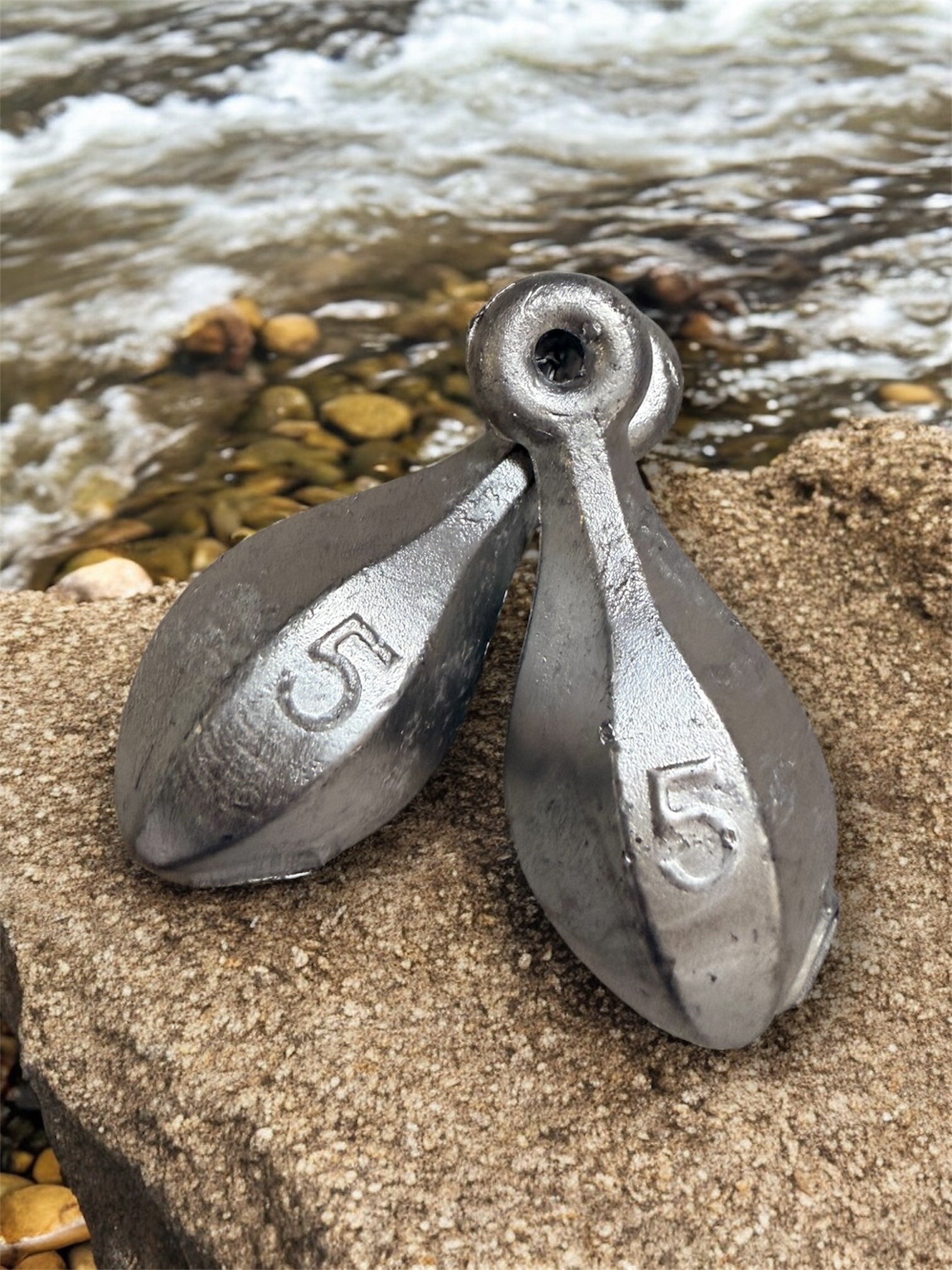 Lead bank weights