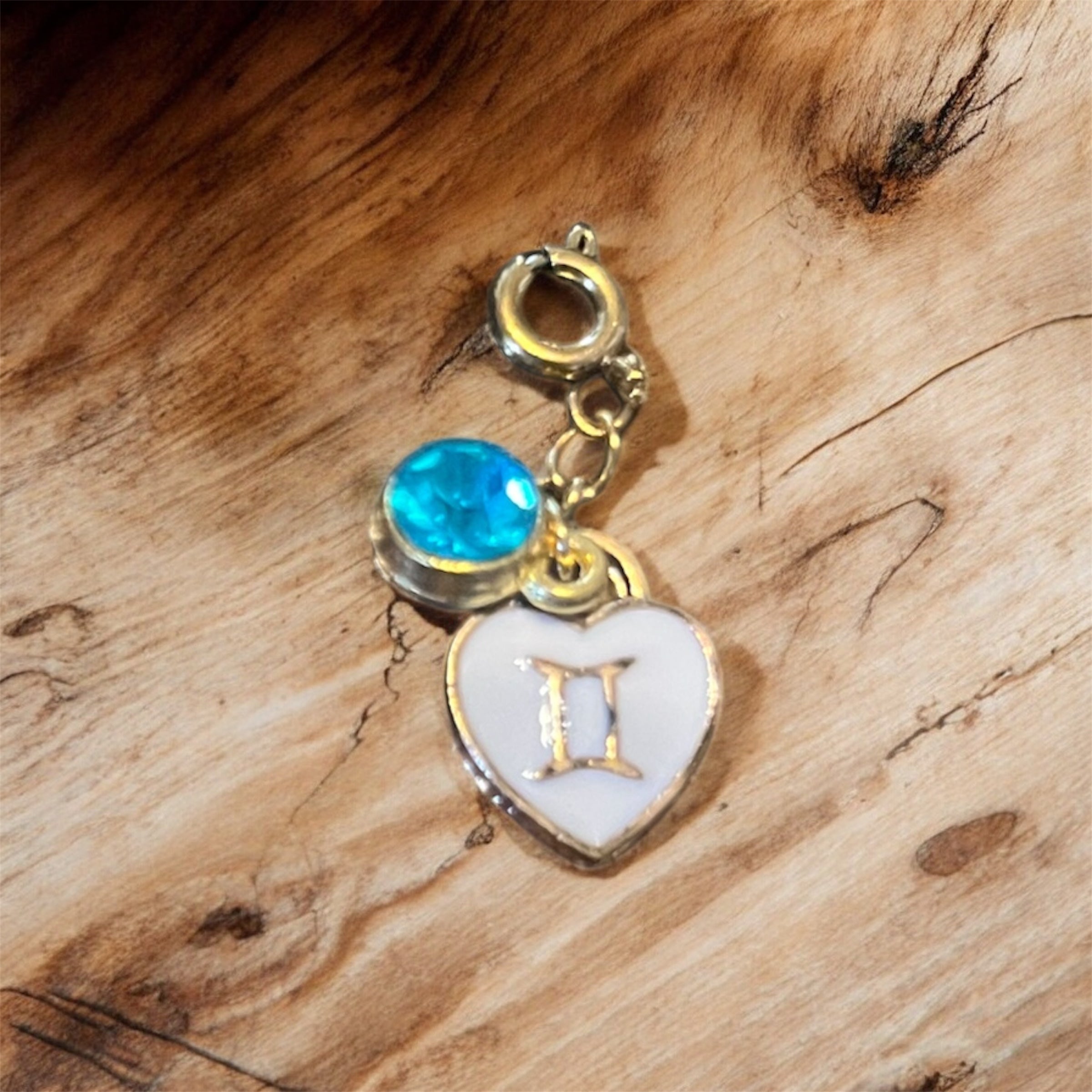 Birthstone and Astrological Sign key chain